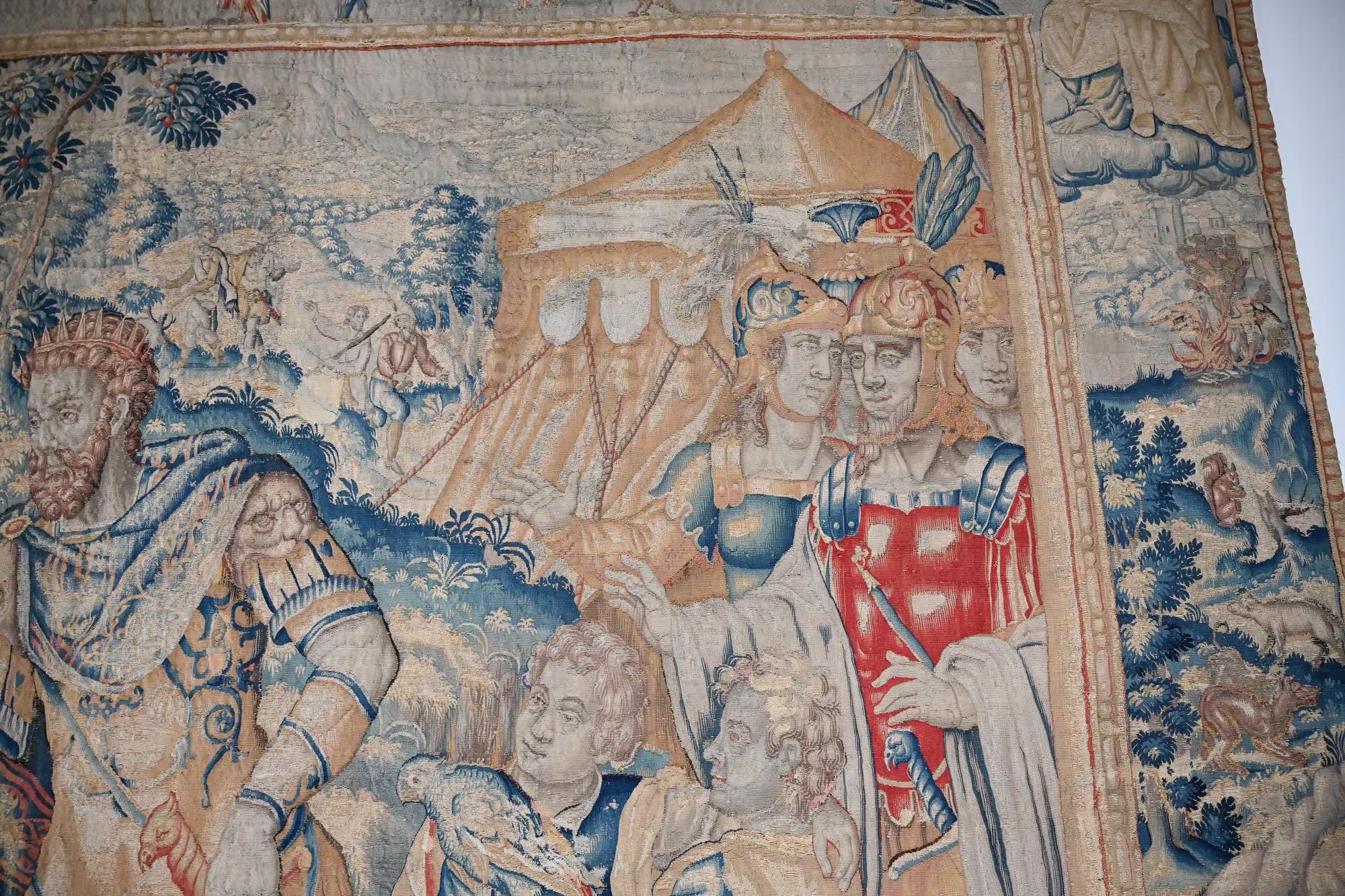 Fino al XVIII secolo Grande arazzo fiammingo del XVI-XVII secolo in vendita