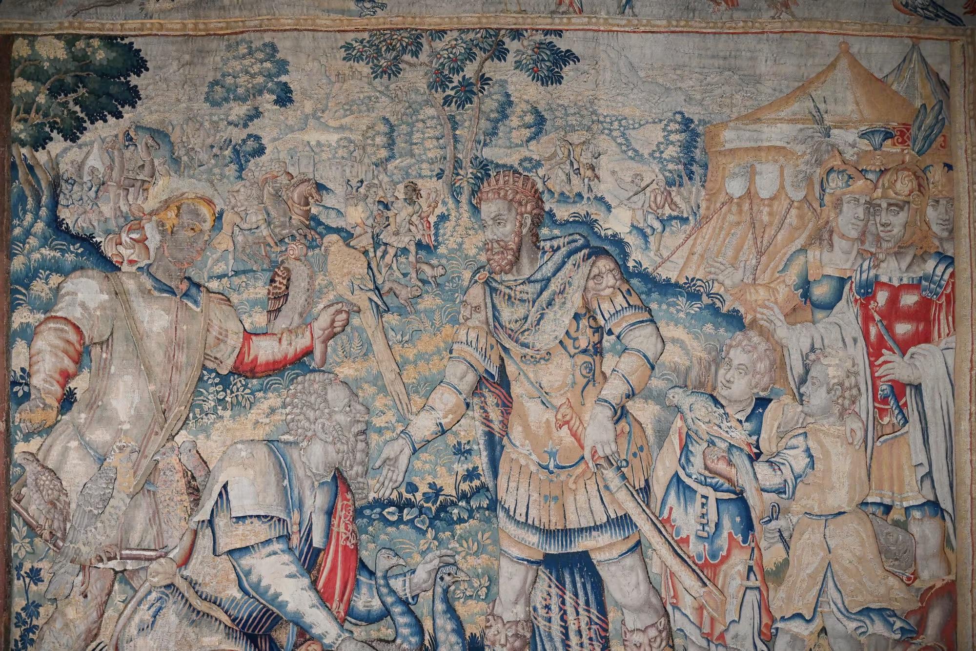 Tessile Grande arazzo fiammingo del XVI-XVII secolo in vendita