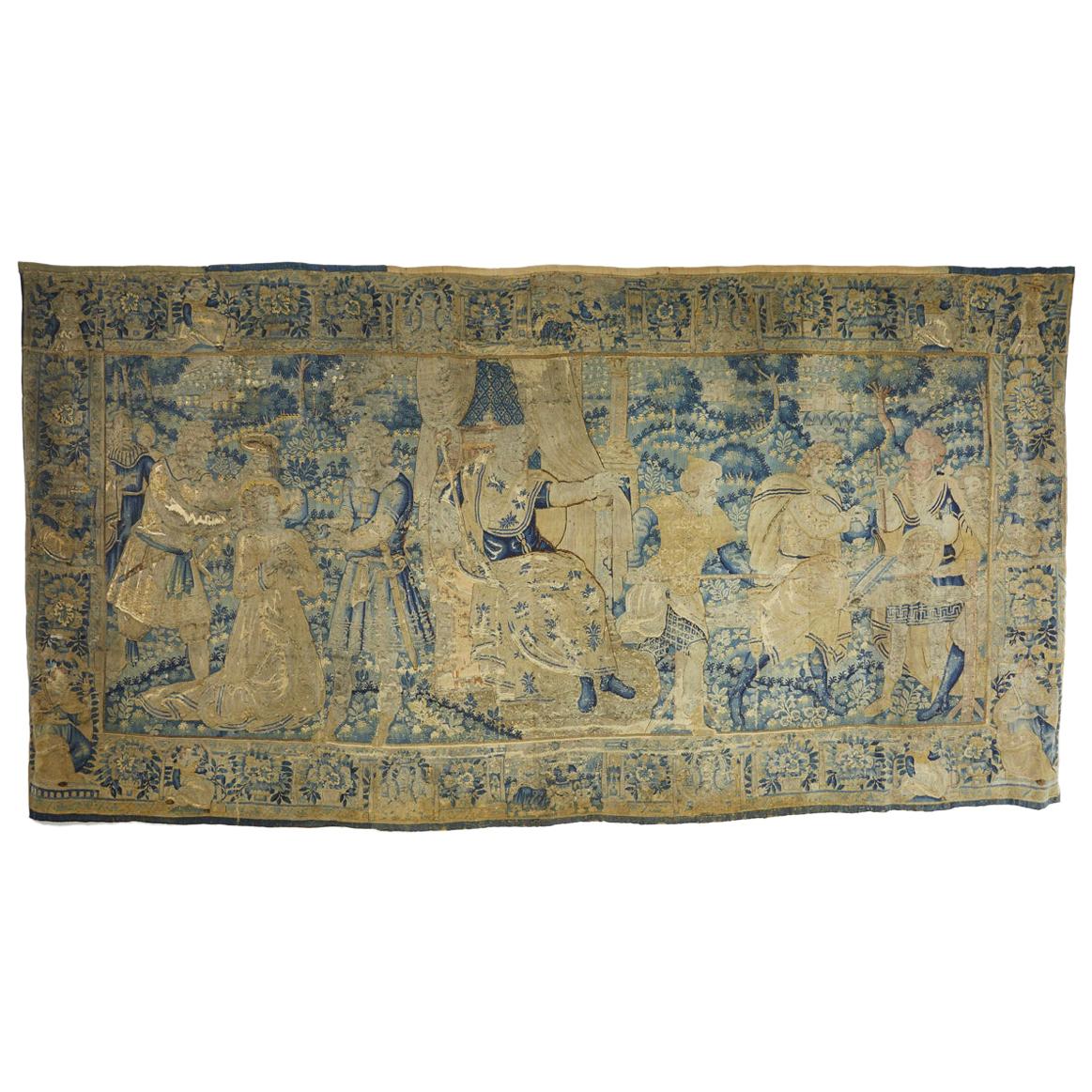 Large 16th Century Flemish Tapestry