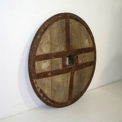 Large 17th-18th Century Primitive Spanish Chariot Wheel