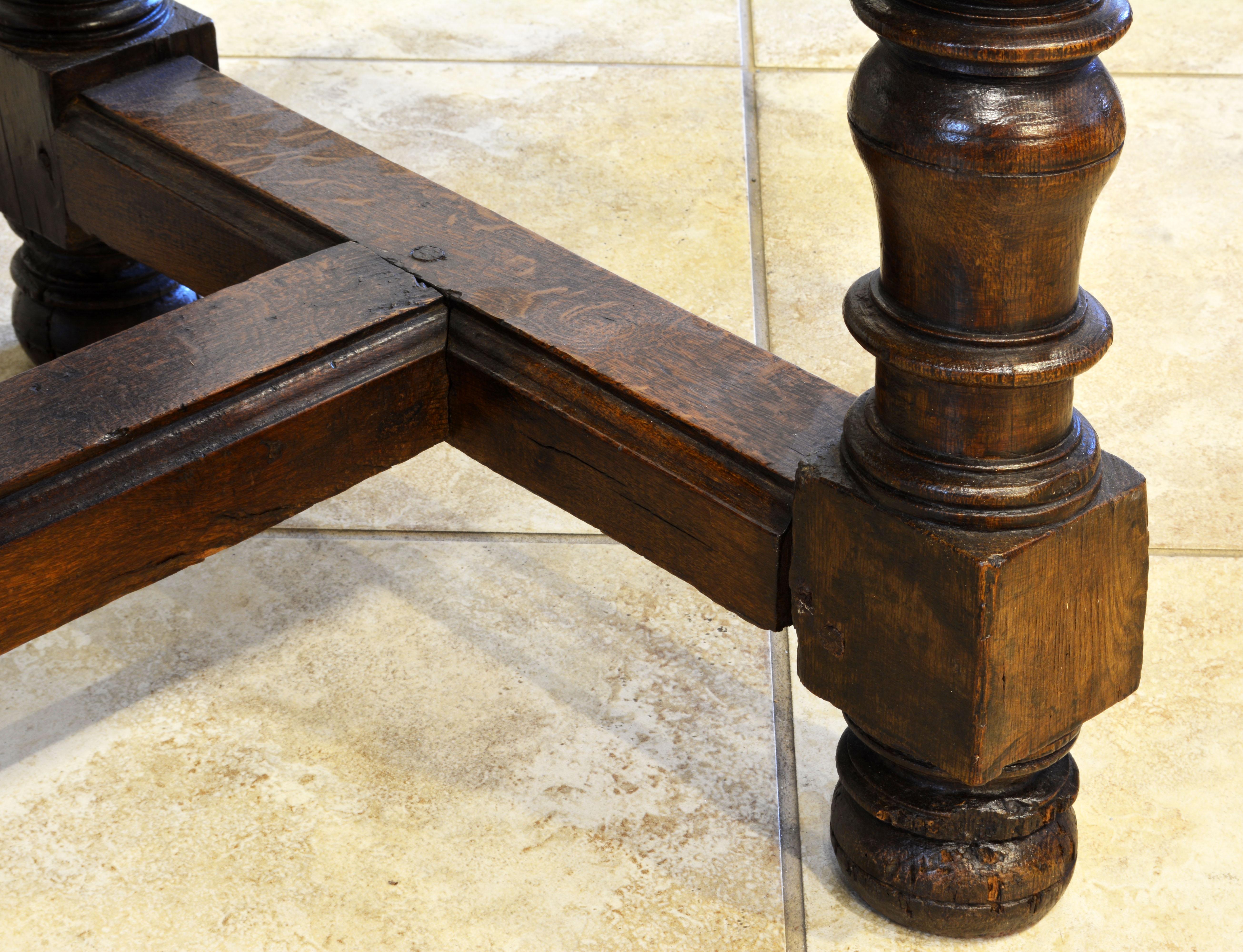 Large 17th-18th Century Spanish Renaissance Walnut Refectory Table or Hall Table 3