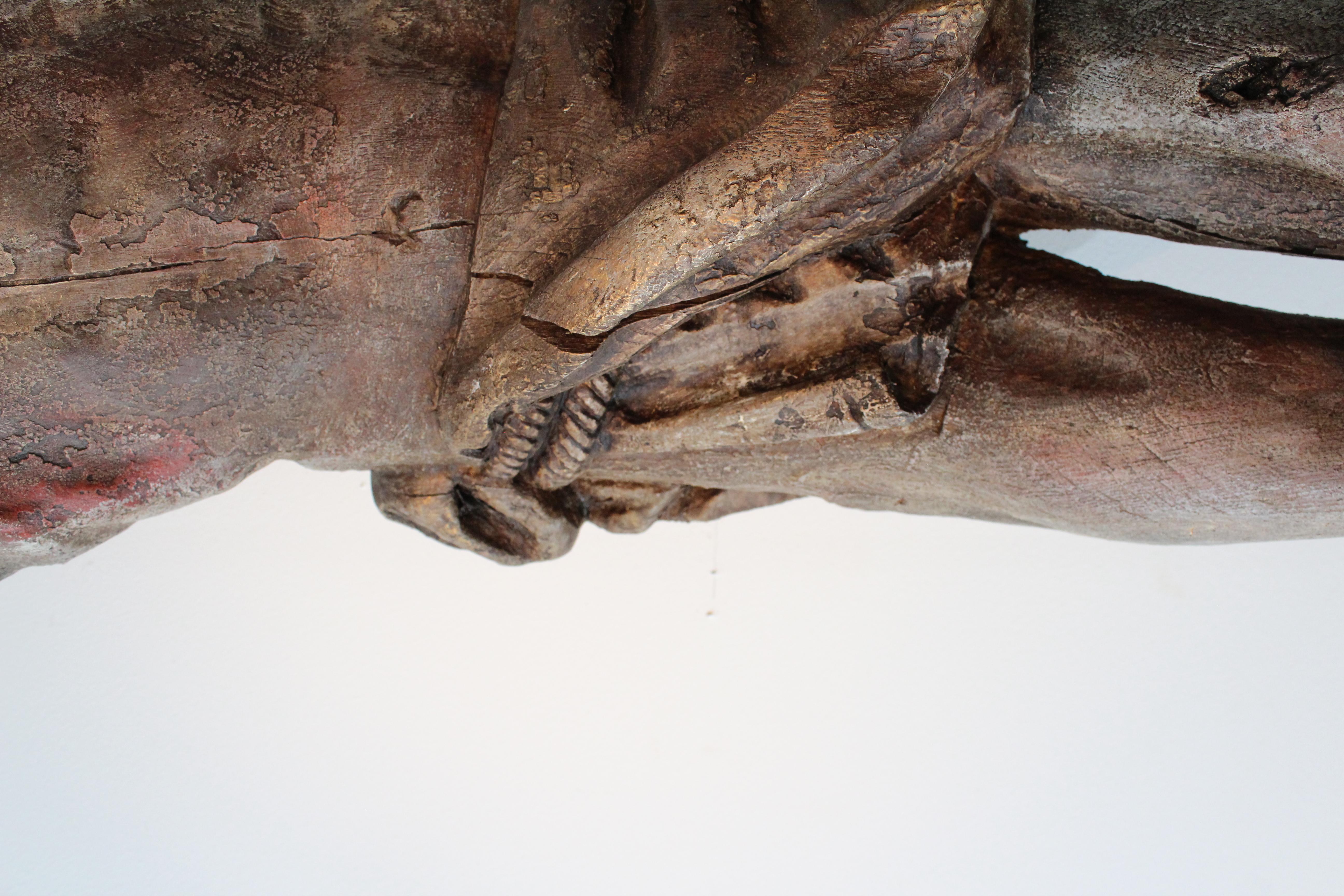 Großer spanischer Holz-Corpus Christi aus dem 17. im Angebot 1