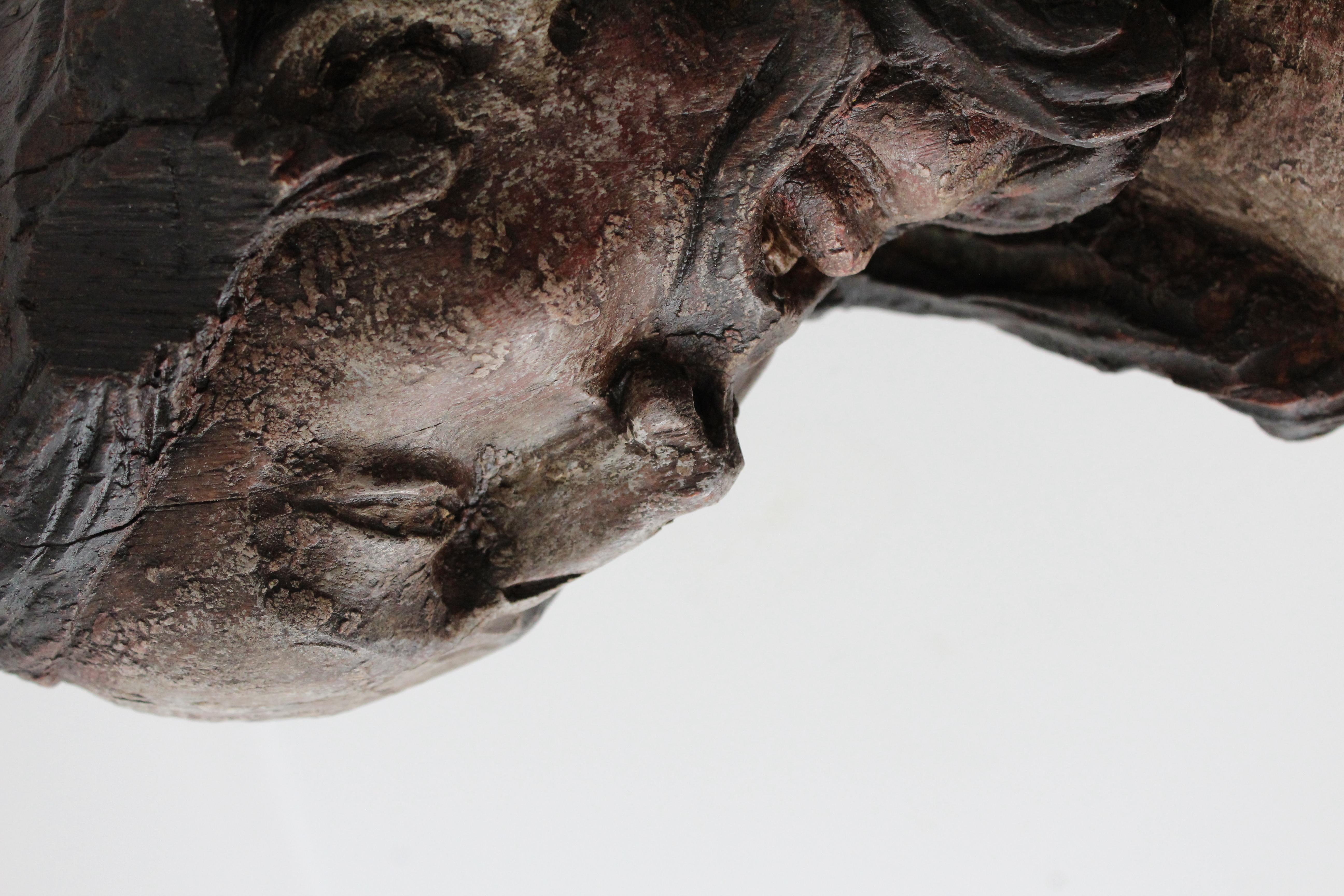 Großer spanischer Holz-Corpus Christi aus dem 17. im Angebot 3