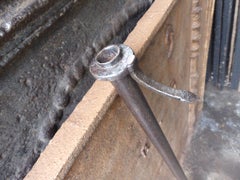 Large 17th Century Dutch Wrought Iron Blow Poker