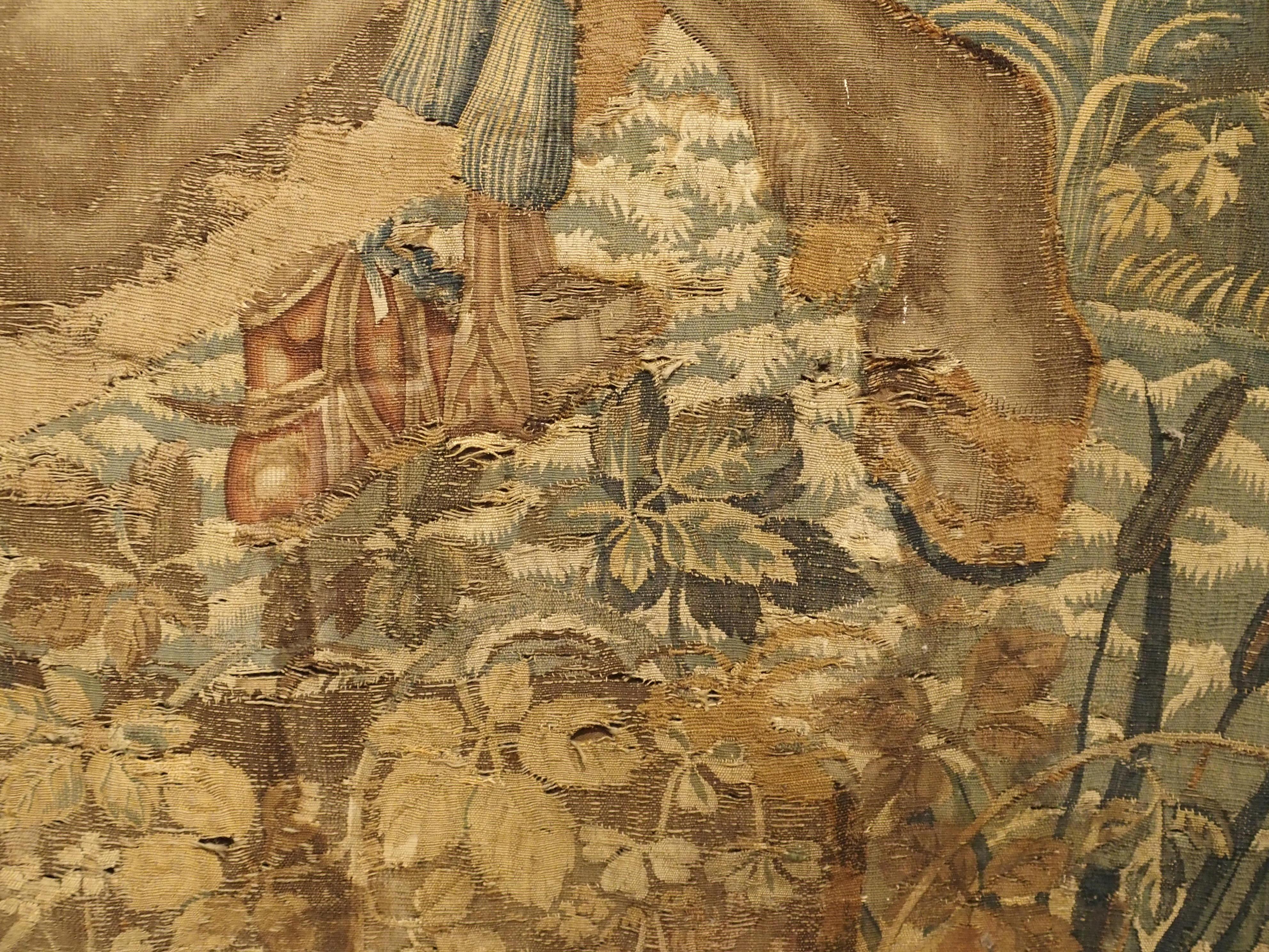 Large 17th Century Flanders Tapestry Depicting a Roman Scene 1