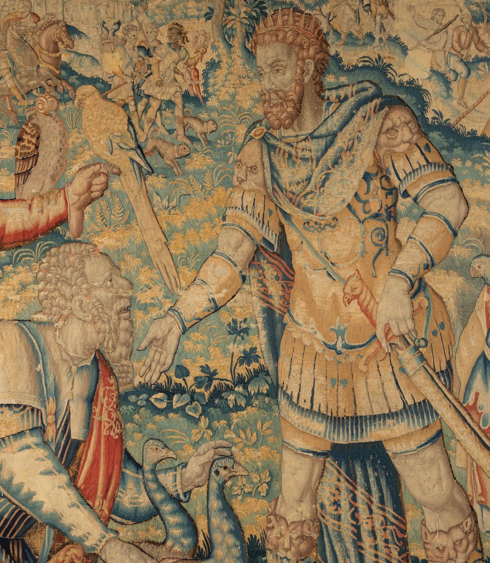 Arazzo Grande arazzo fiammingo del XVII secolo in vendita