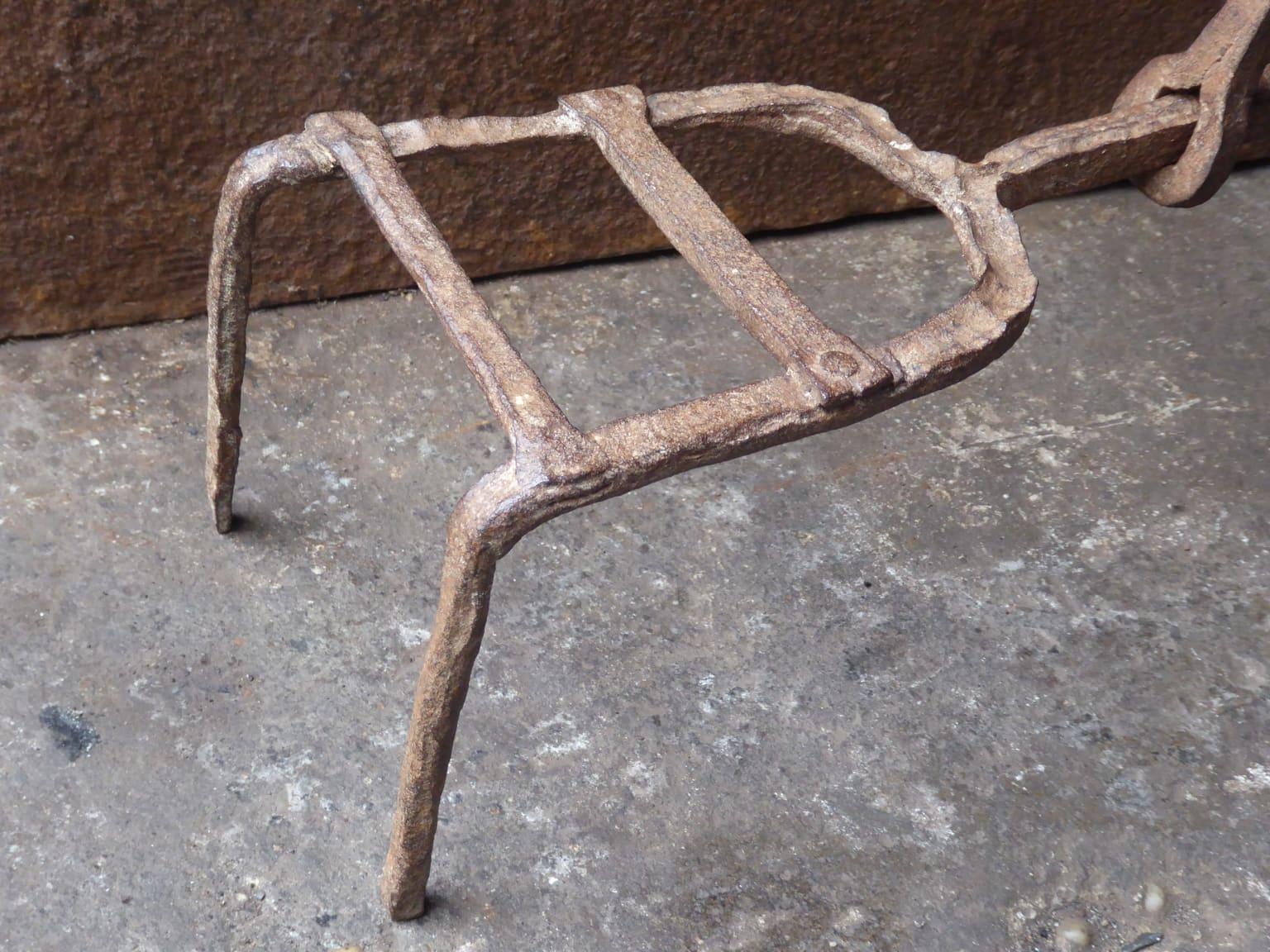 Large 17th Century French Louis XIV Period Trivet For Sale 1