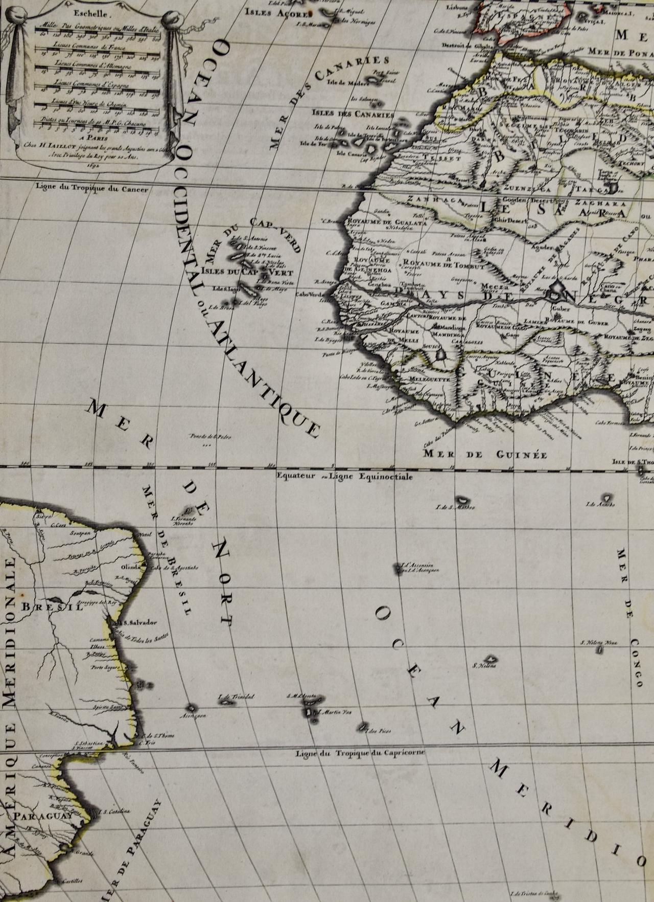 17th century africa map