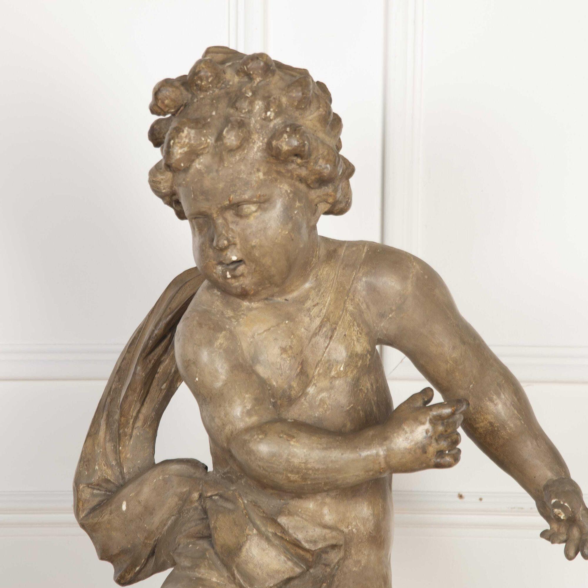 Large 17th Century Italian Cherub 4