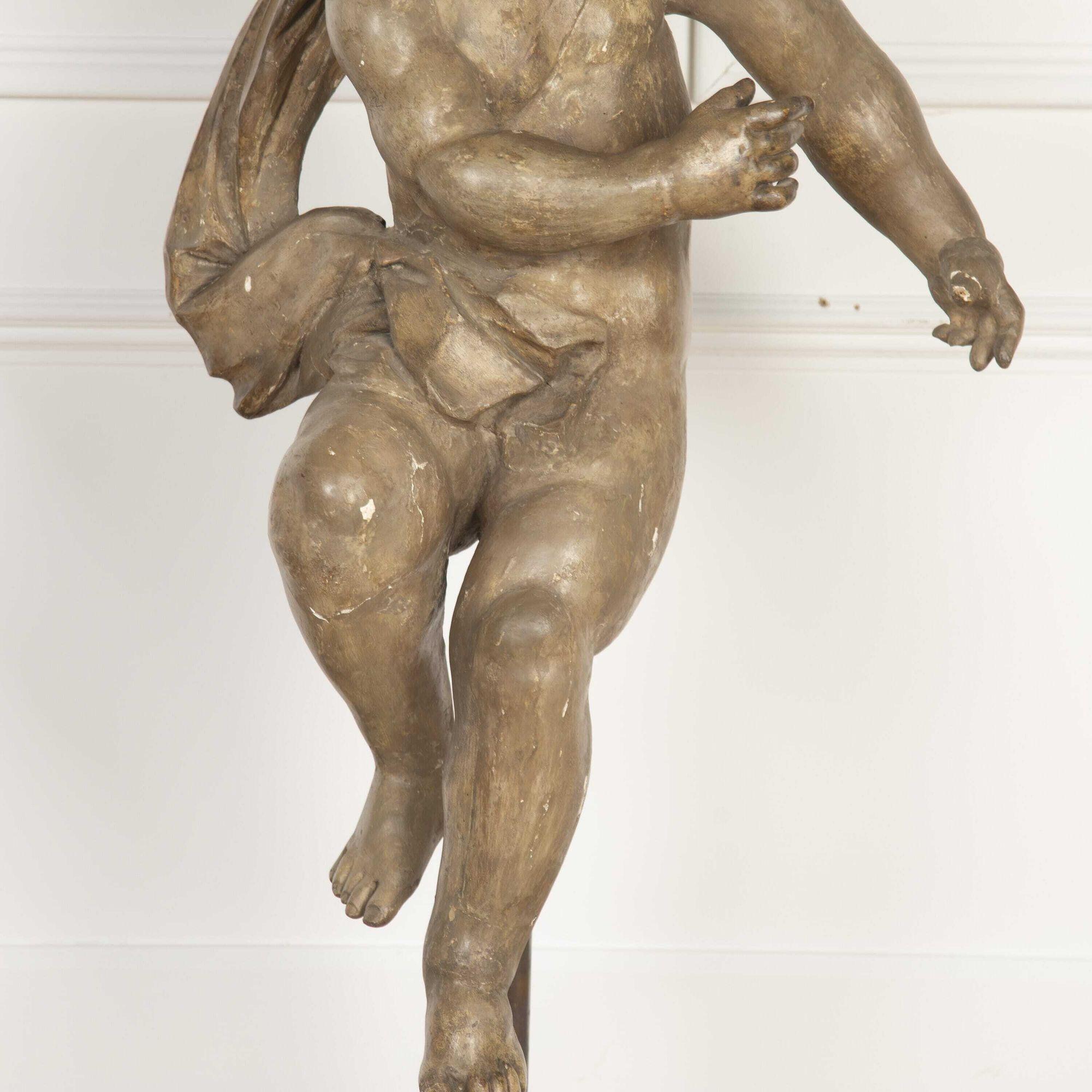 Large 17th Century Italian Cherub 3