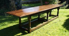 Large 17th Century Oak Refectory Table. kitchen/dining.
