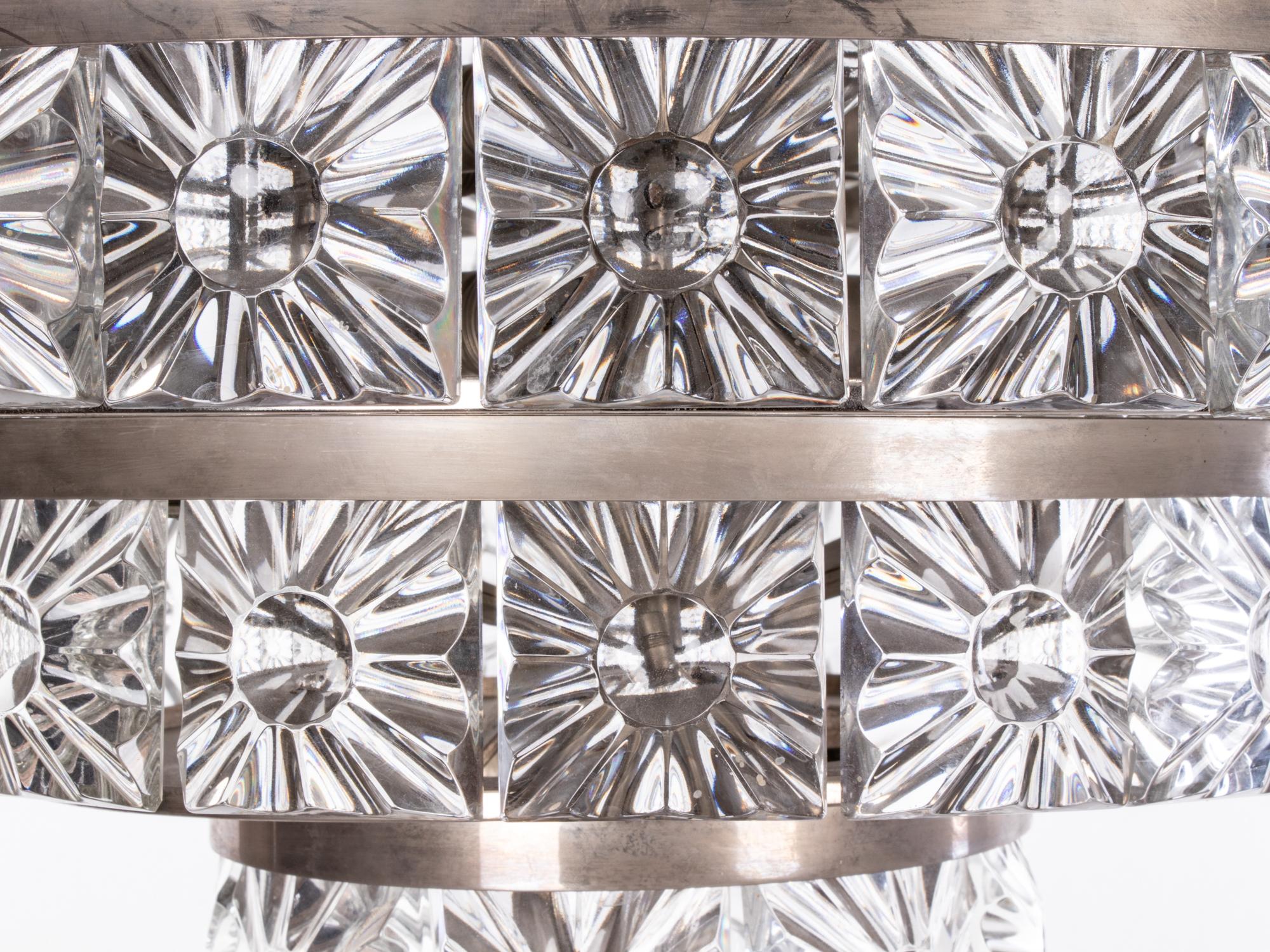 Svedese Carl Fagerlund Lampadario a 5 livelli con lente da 26
