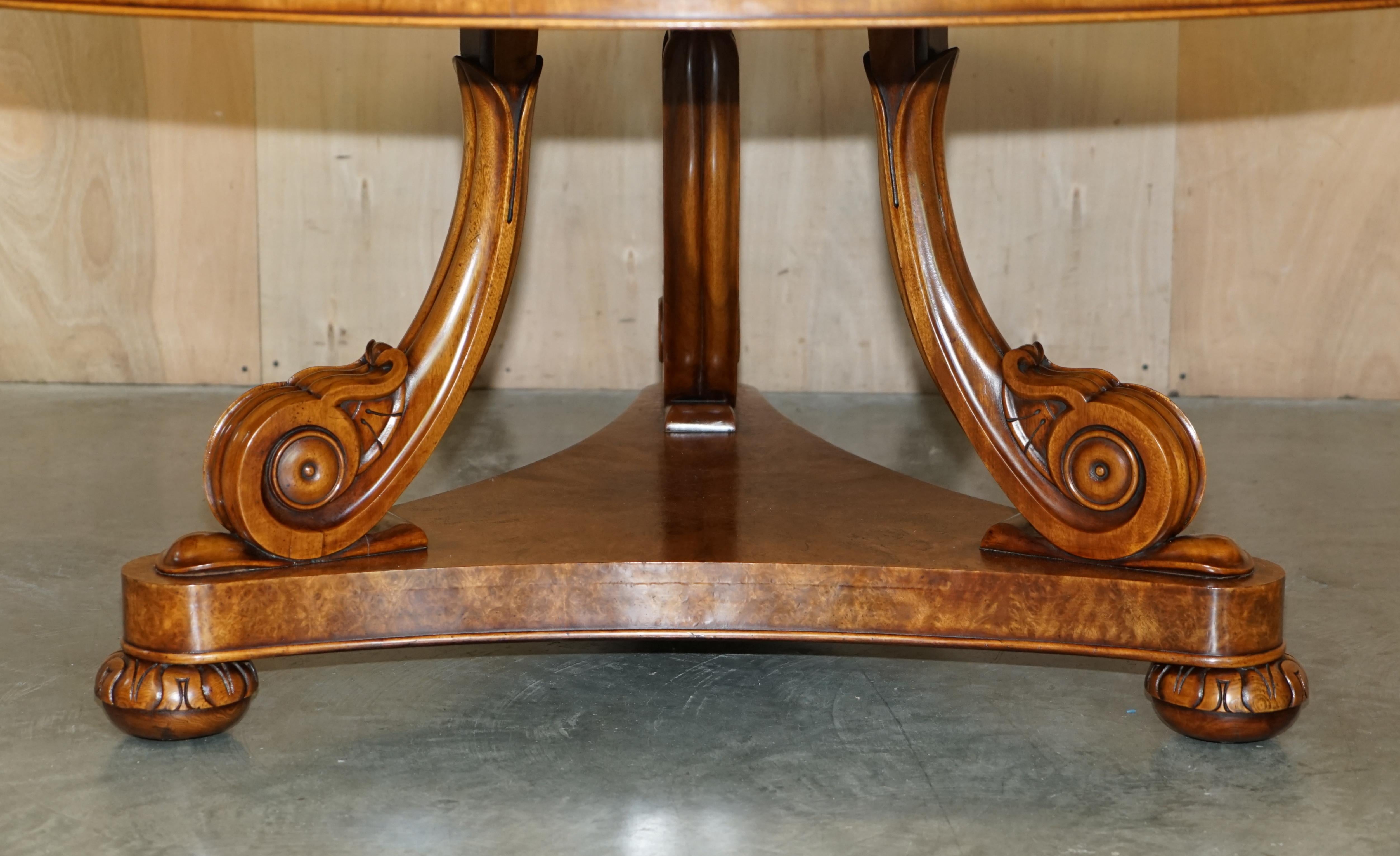large round table seats 8