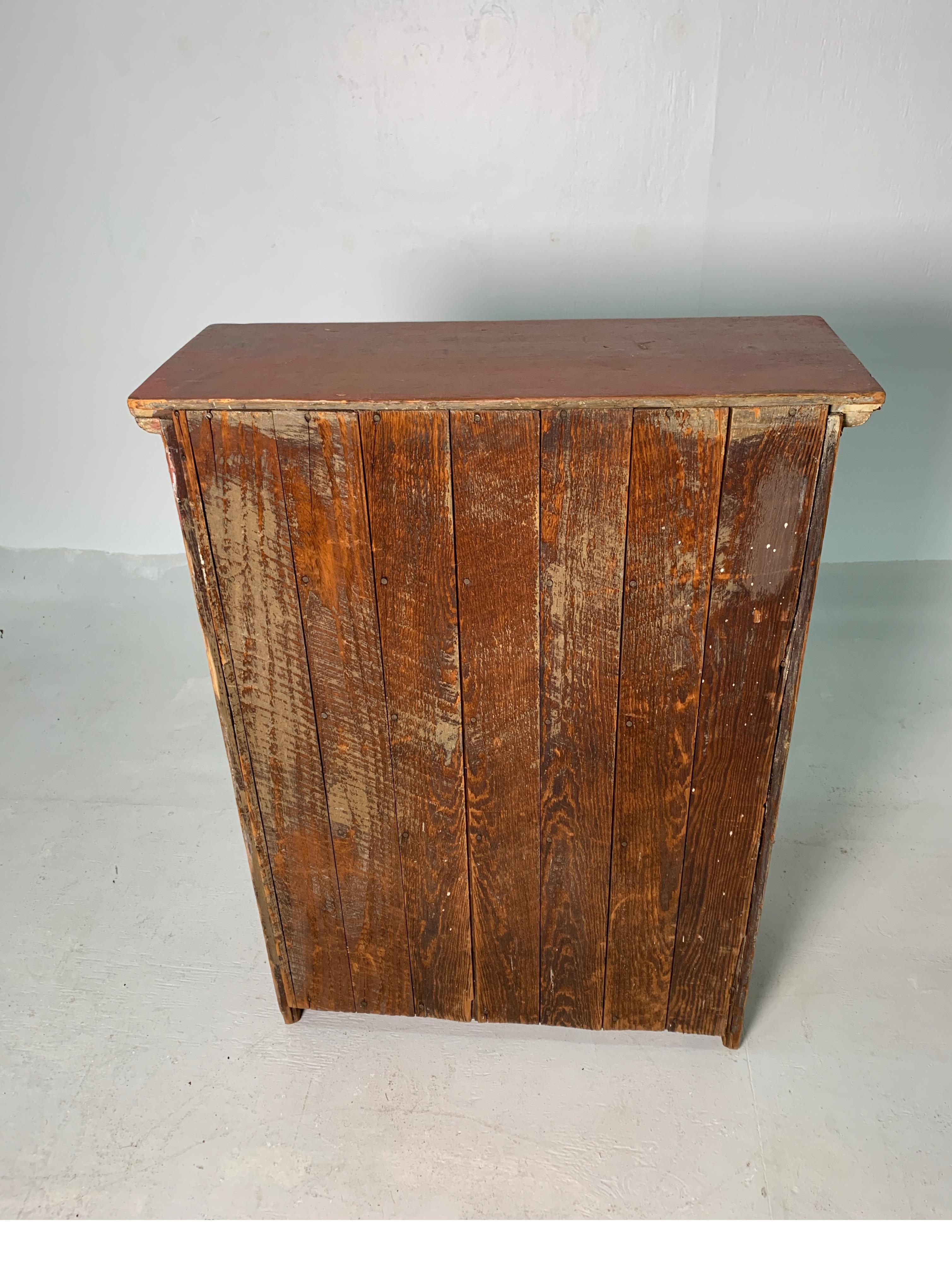 Large Child's Wooden Cupboard, ca. 1900 3