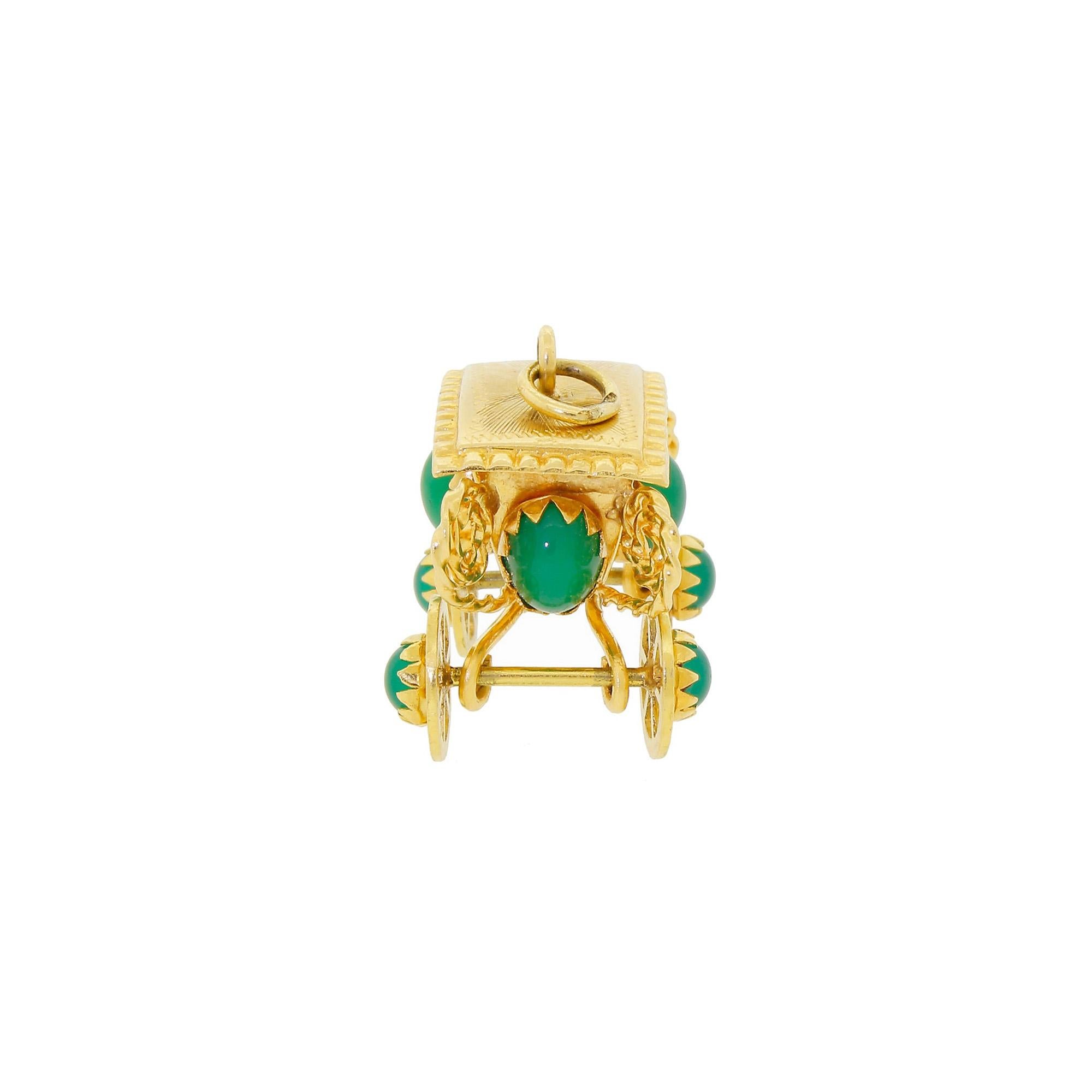coach charm bracelet gold