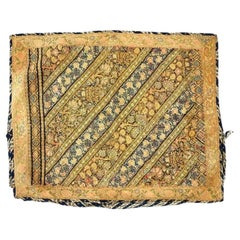 Large 18Th C Antique Persian Hand Woven Textile
