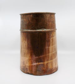 Large 18th Century English Antique Copper Ale Jug