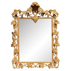 Großer Traubenspiegel aus Giltwood im Stil Louis XV, 18.