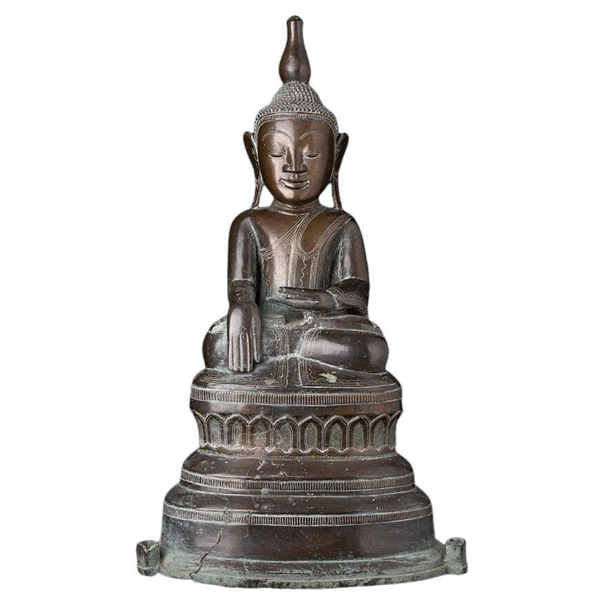 Large 18th Century Ava Buddha Statue from Burma For Sale