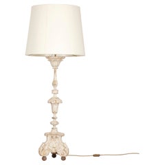 Antique Large 18th Century Candlestick Lamp