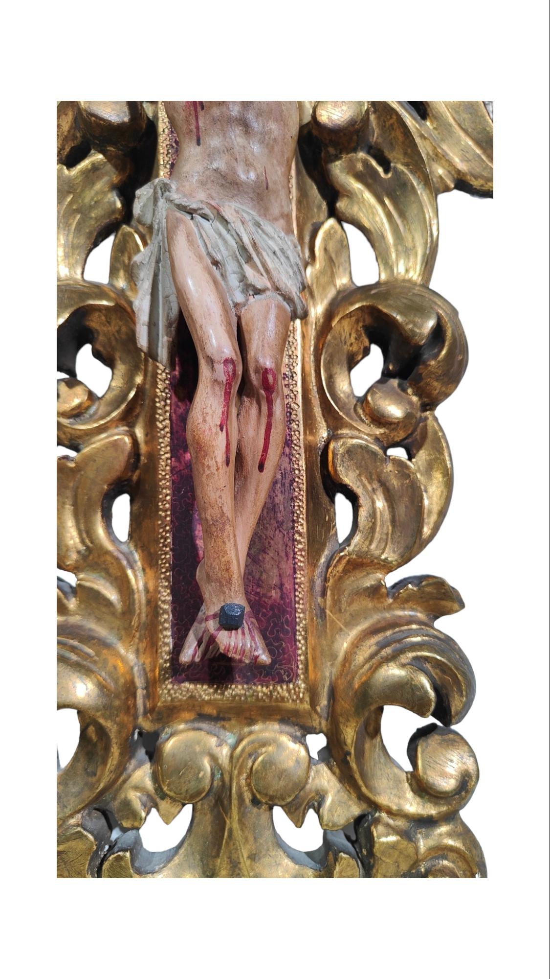 Large 18th Century Cross With Christ Crucified 4