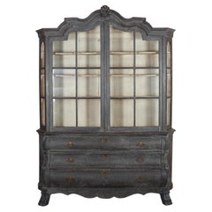 Large 18th Century Dutch Display Cabinet