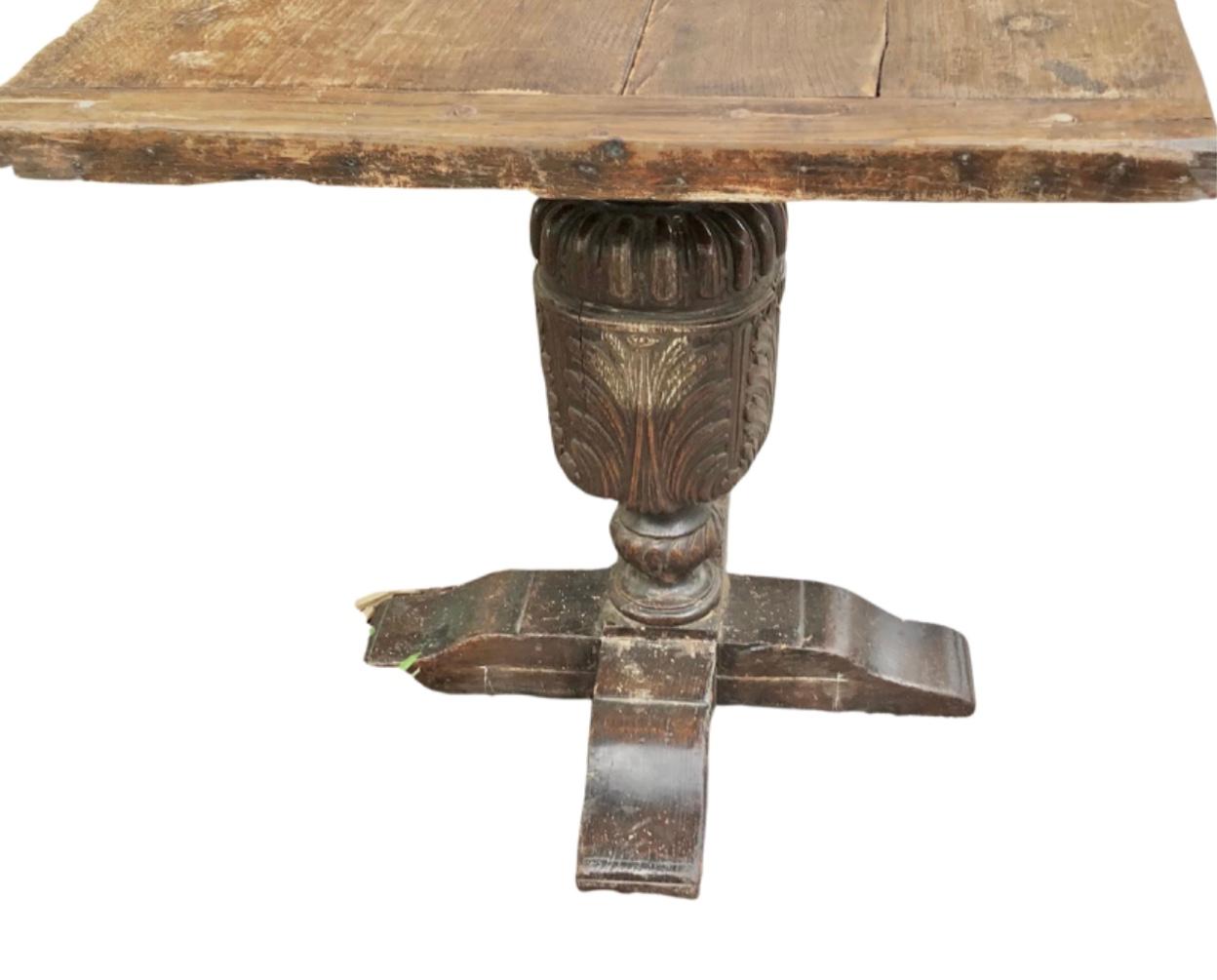 Large 18th Century English Oak Refectory Table 1