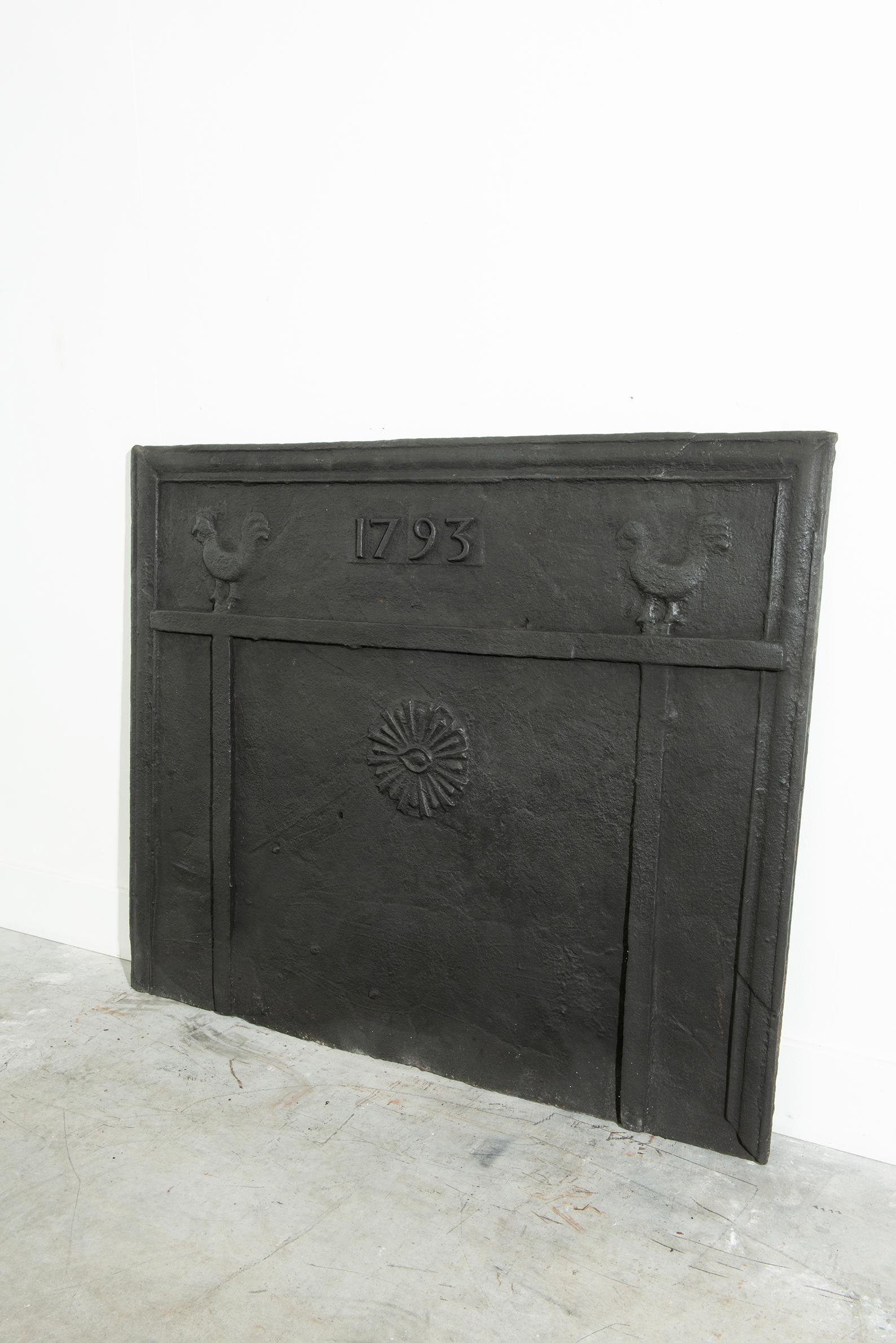 Large 18th Century Fireback In Good Condition For Sale In Haarlem, Noord-Holland
