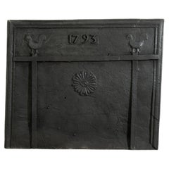 Large 18th Century Fireback