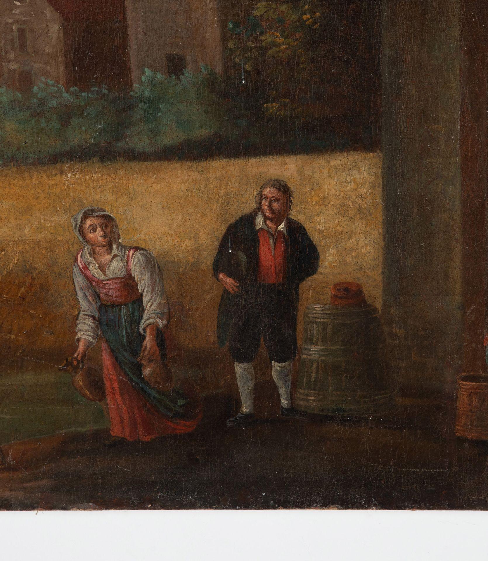 Large 18th Century Flemish Oil on Canvas Painting In Good Condition In Gloucestershire, GB