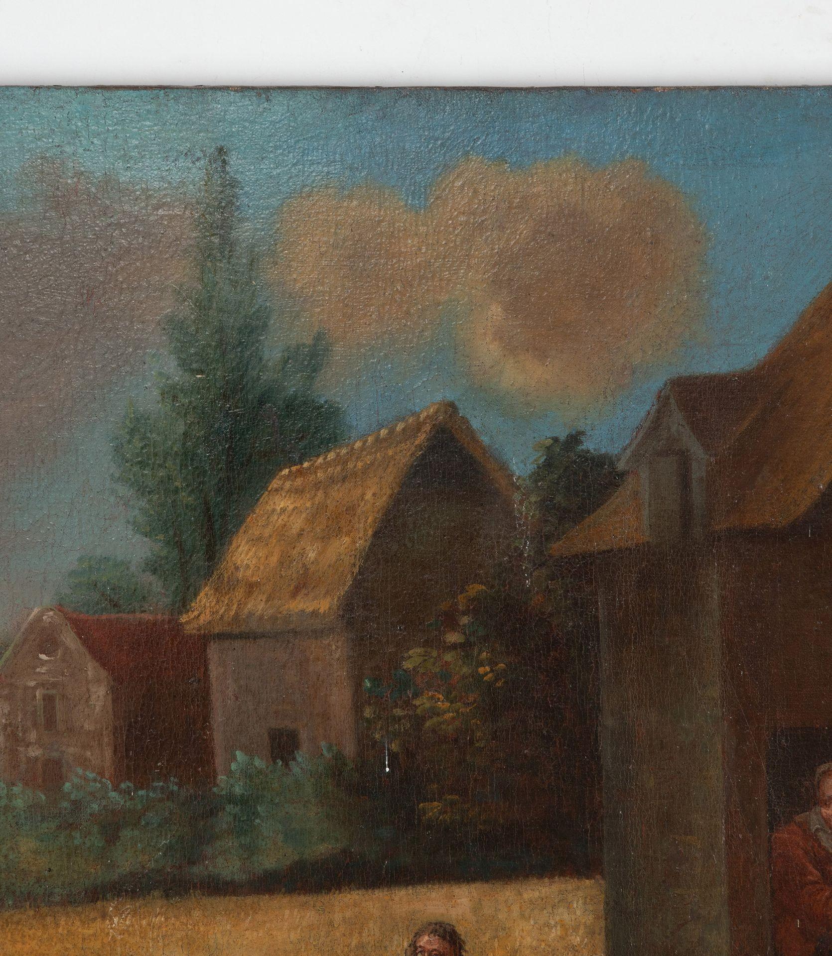 18th Century and Earlier Large 18th Century Flemish Oil on Canvas Painting