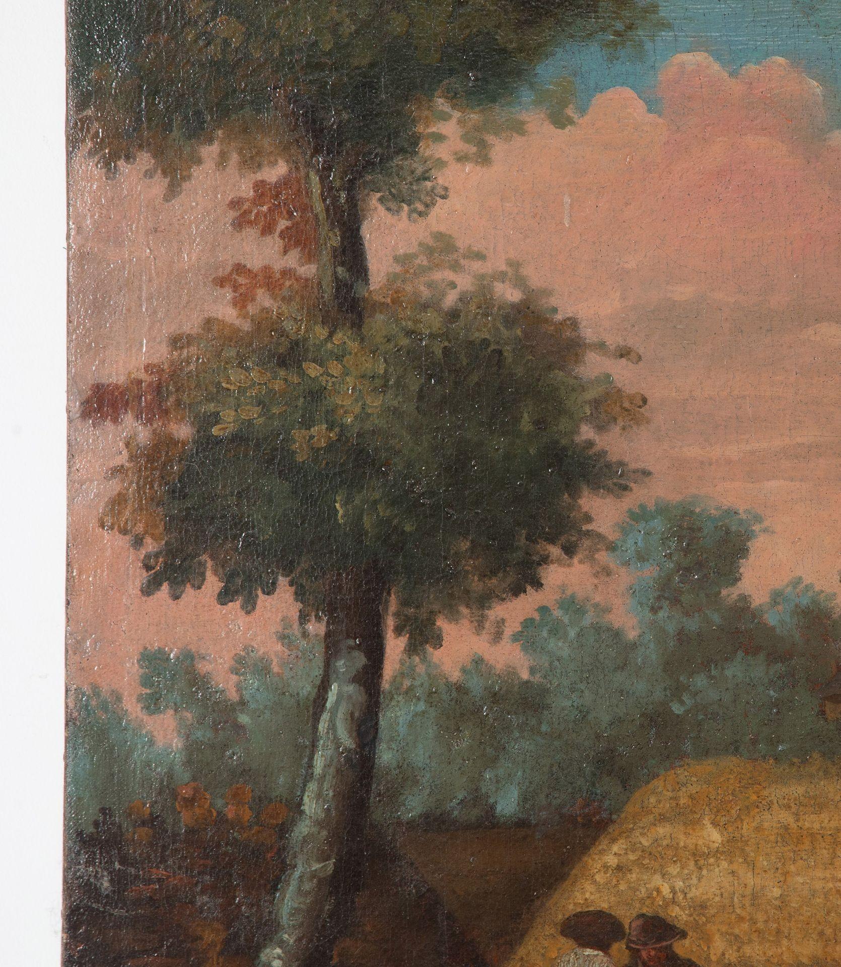 Large 18th Century Flemish Oil on Canvas Painting 3