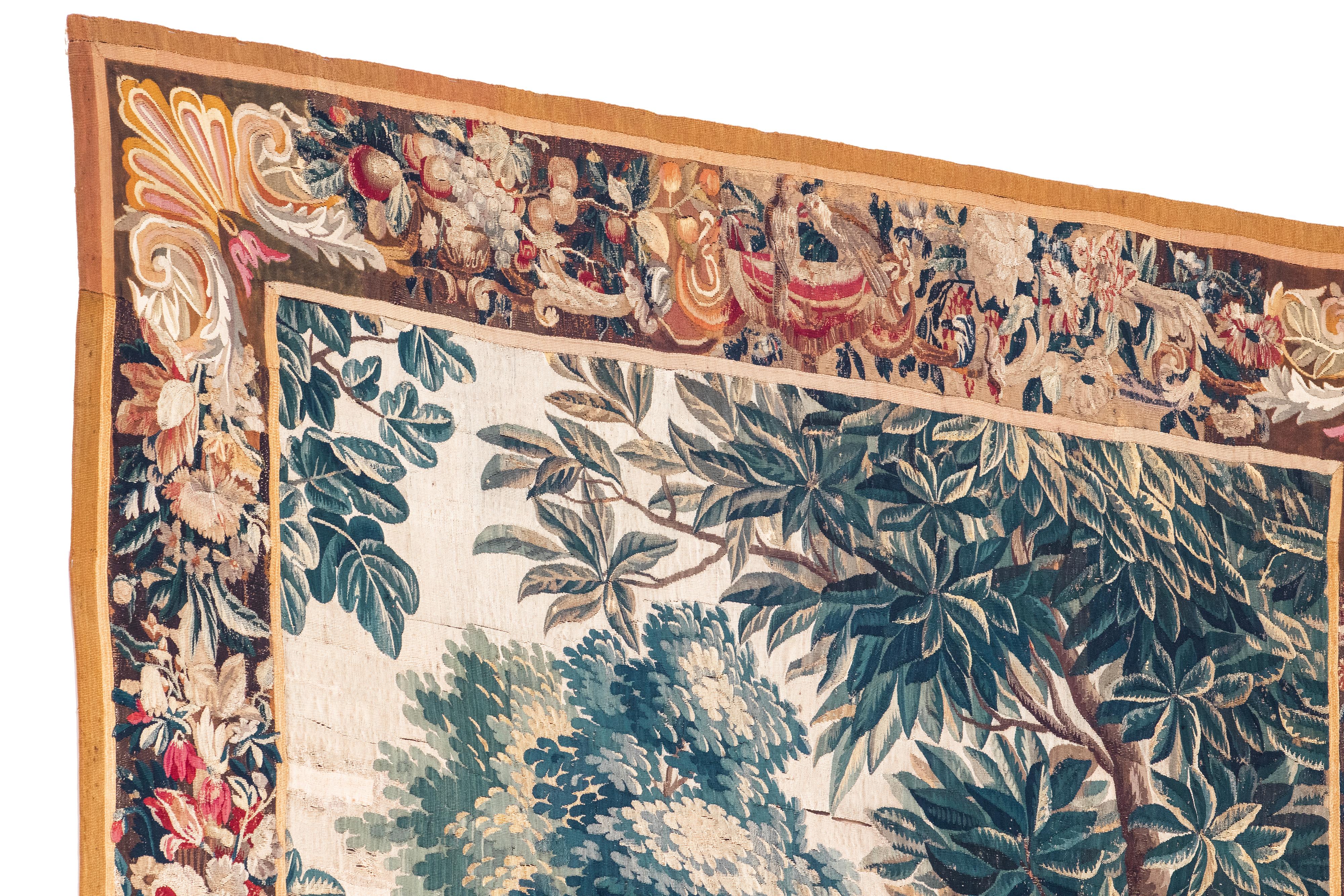 Großer flämischer Wandteppich aus dem 18. Jahrhundert mit der Darstellung von Amor und Psyche (Barock) im Angebot