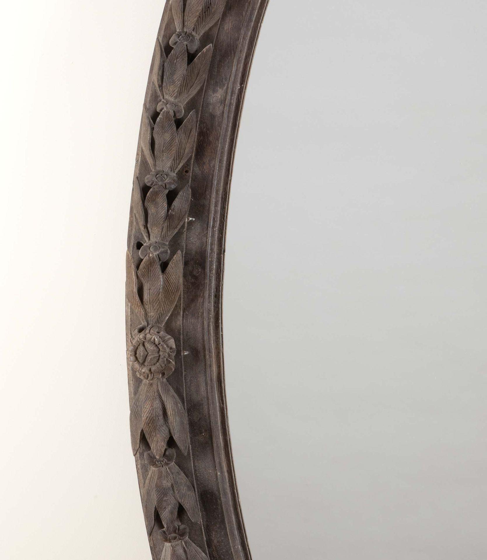 Country Large 18th Century French Carved Mirror Frame For Sale