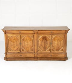 Grande enfilade francese del XVIII secolo in legno di ciliegio