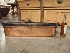 Large 18th Century French Copper Poissonnière Fish Poacher