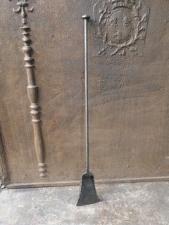 Large 18th Century French Fireplace Shovel or Fire Shovel