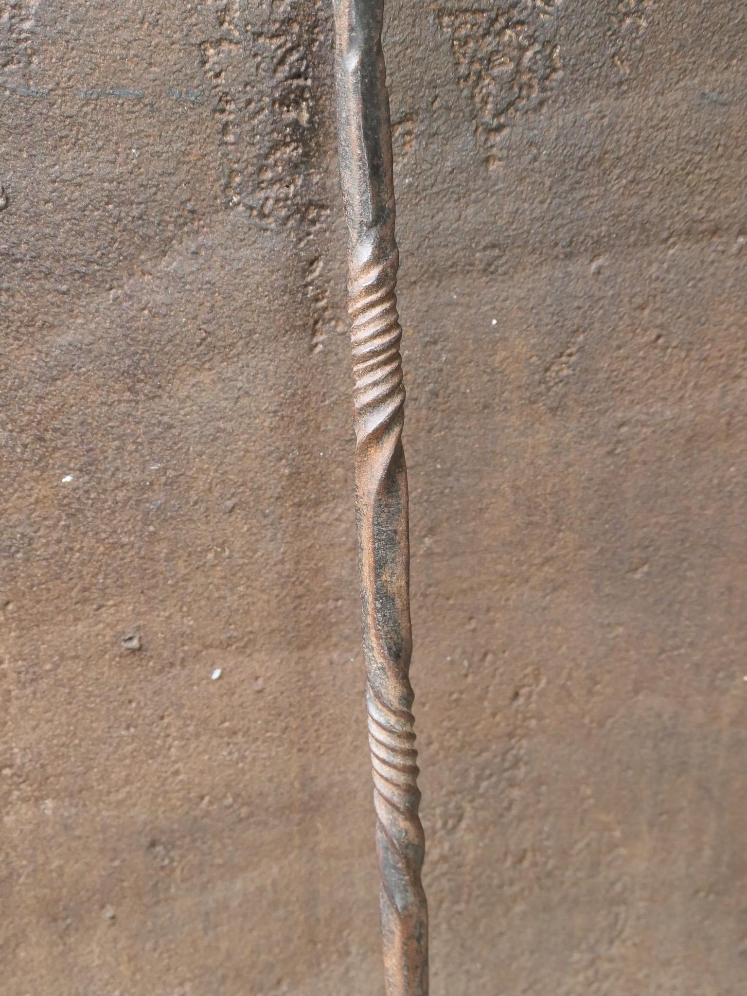 Large 18th Century French Fireplace Shovel or Fire Shovel For Sale 2