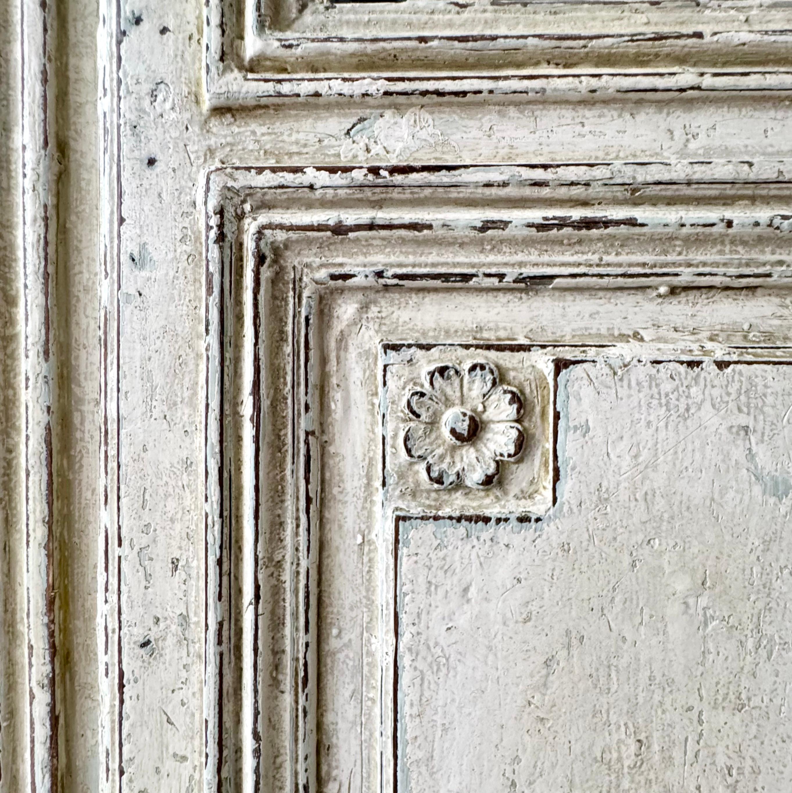 Large 18th Century French Louis XVI Style Painted Bookcase 7