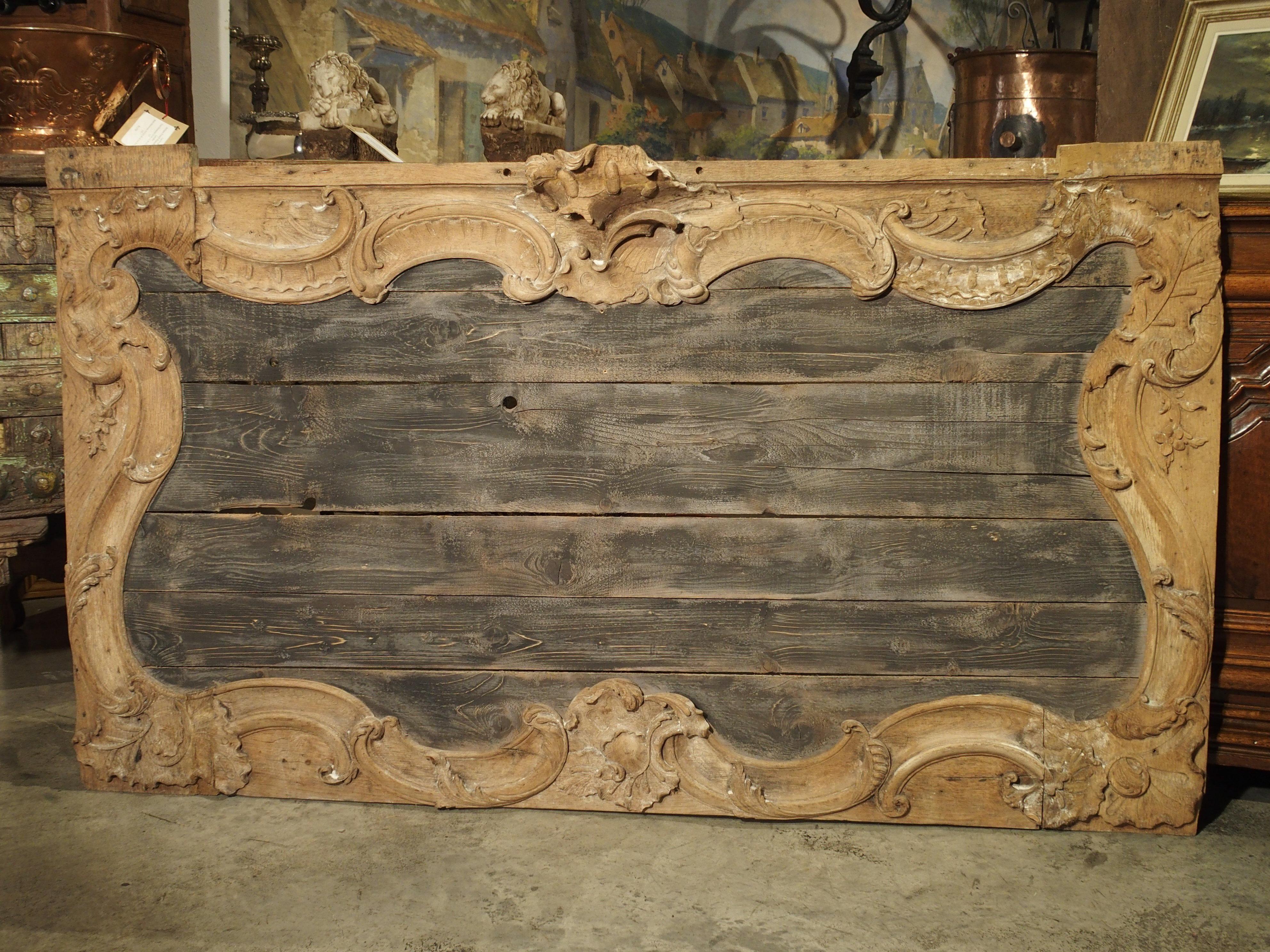 Large 18th Century French Oak Boiserie Trumeau Panel 6