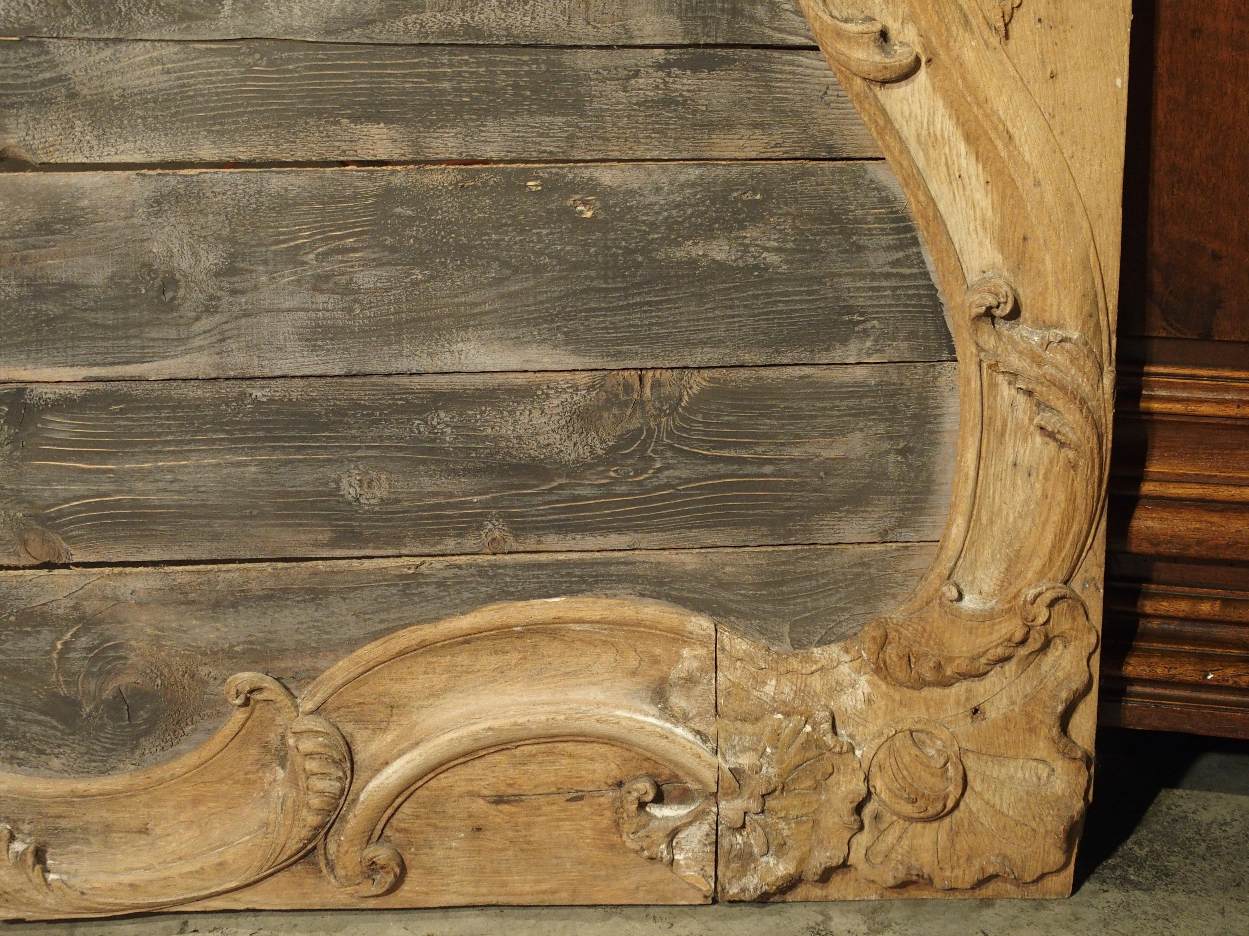 Large 18th Century French Oak Boiserie Trumeau Panel 7