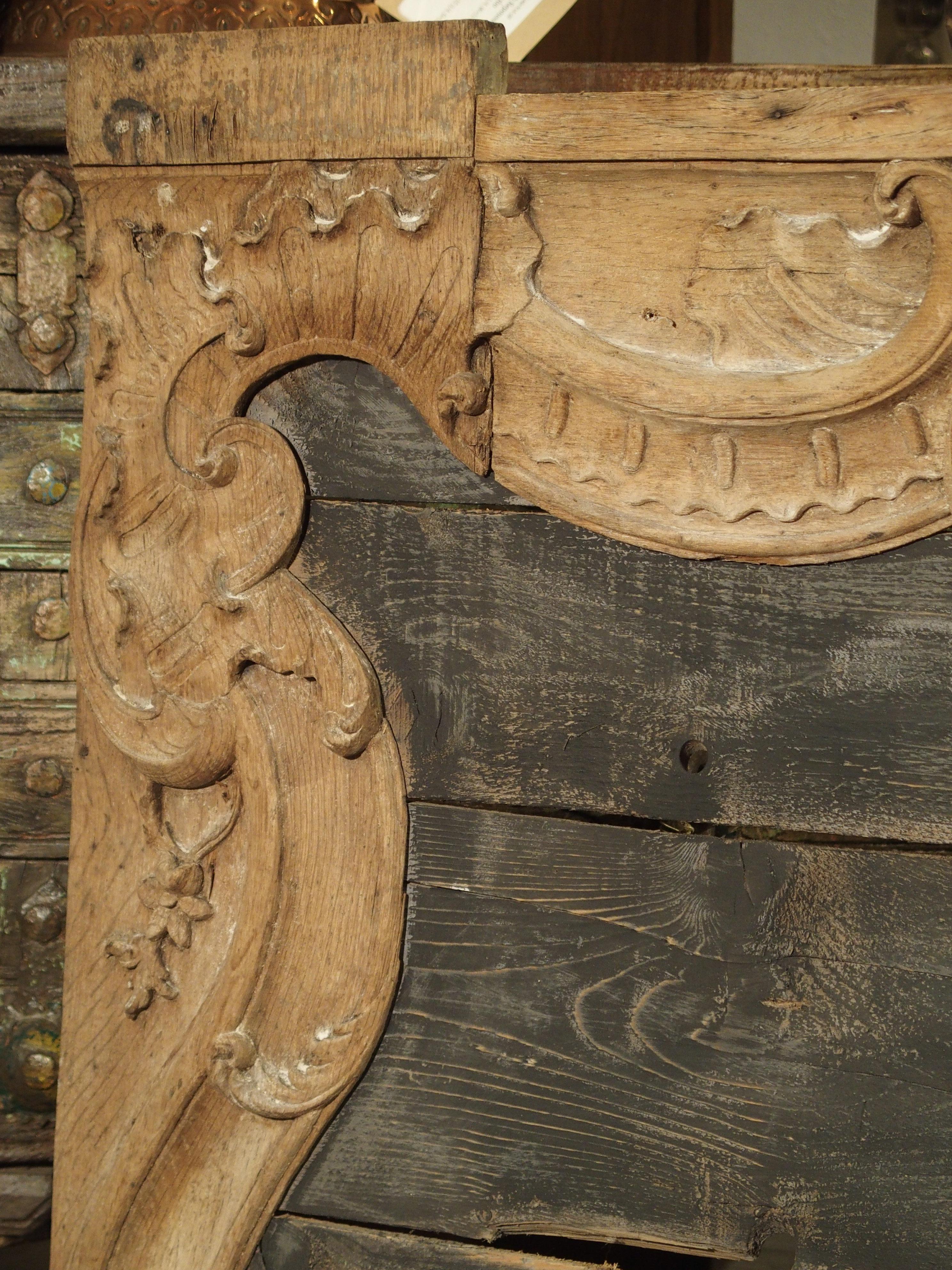 Large 18th Century French Oak Boiserie Trumeau Panel 1