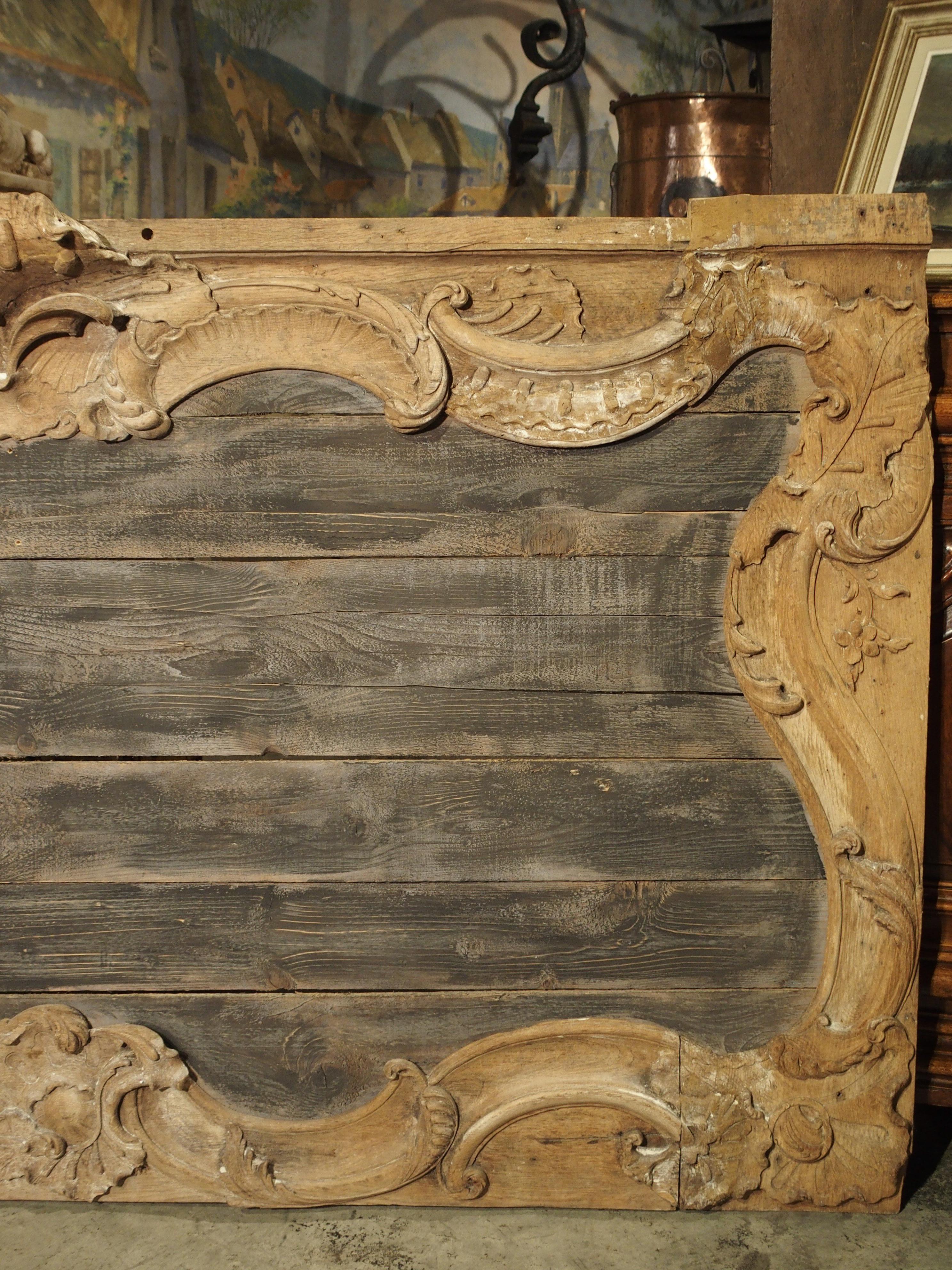 Large 18th Century French Oak Boiserie Trumeau Panel 4