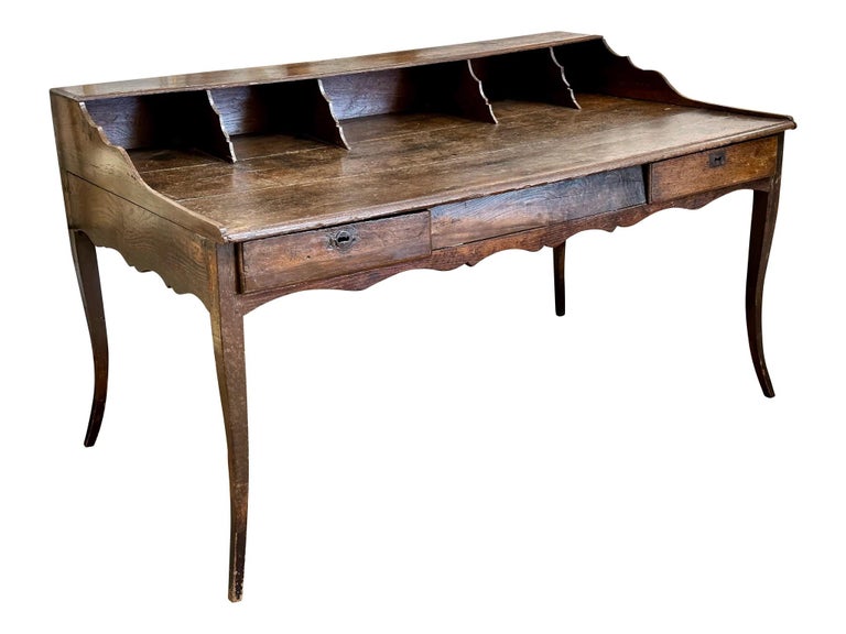 Large 18th Century French Provincial Desk Bureau at 1stDibs