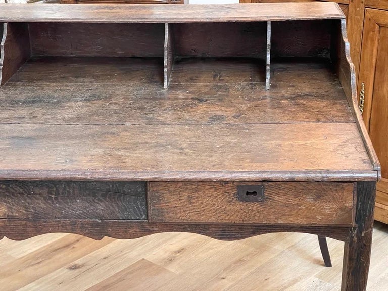 Large 18th Century French Provincial Desk Bureau at 1stDibs
