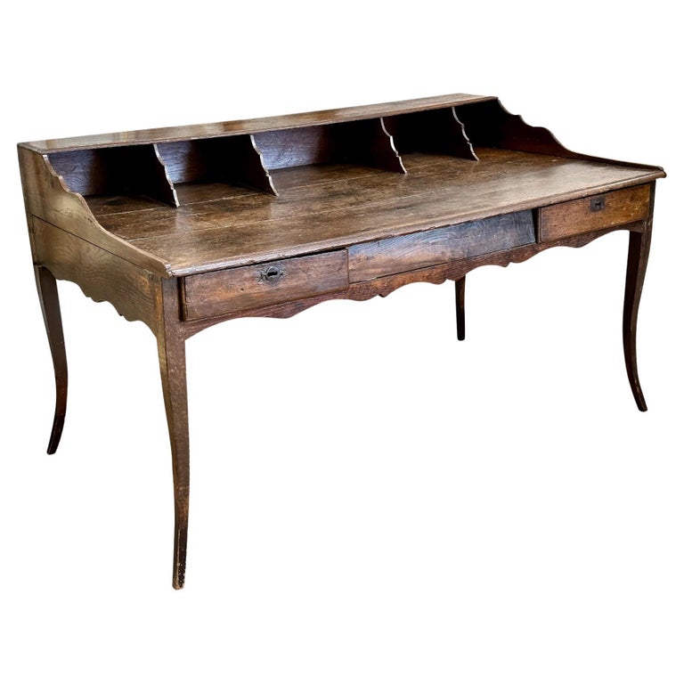 Large 18th Century French Provincial Desk Bureau at 1stDibs
