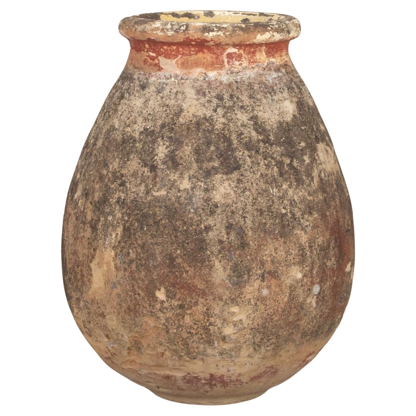 Large 18th Century French Stone Biot Pot For Sale