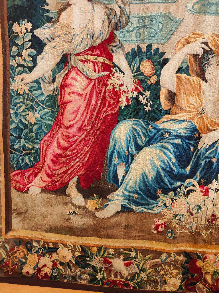 Large 18th Century French Tapestry For Sale at 1stDibs
