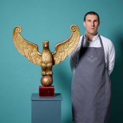 Large 18th Century Gilt Wood Eagle
