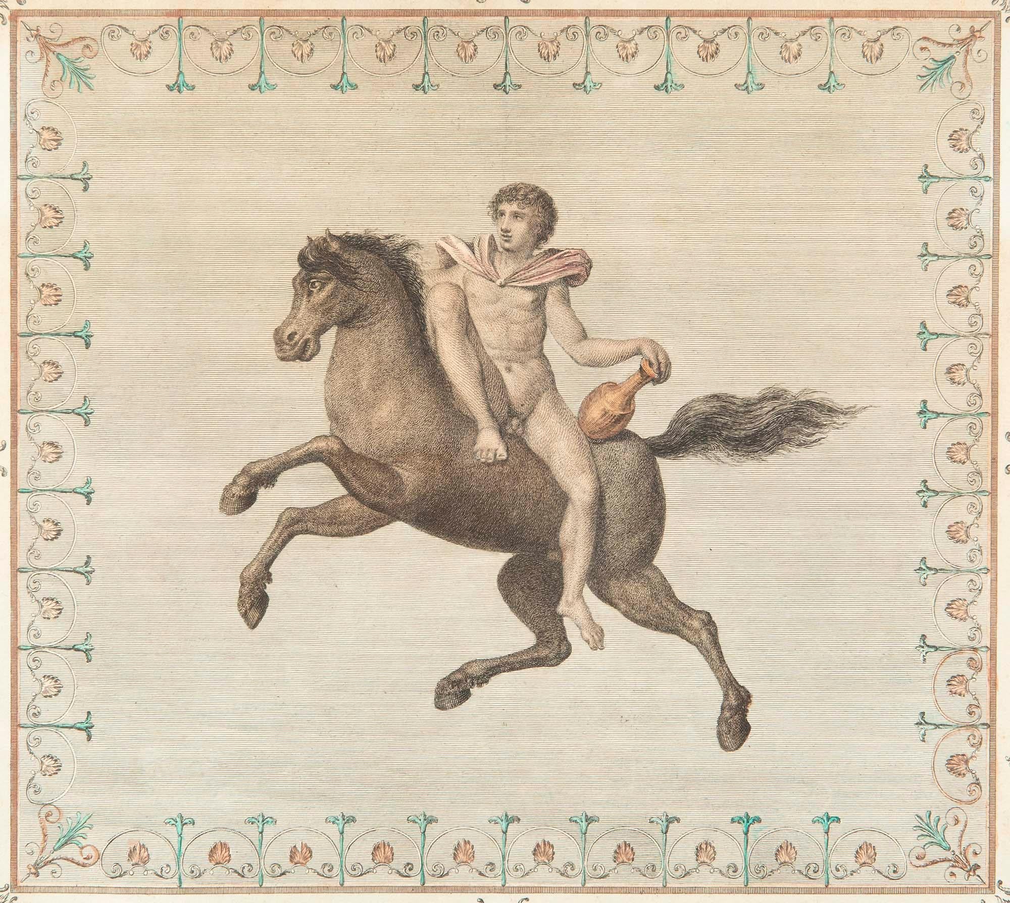 Paper Large 18th Century Grand Tour Engraving Print